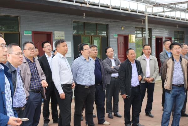 2017年4月27农业厅领导来广汉篱邦农业参观